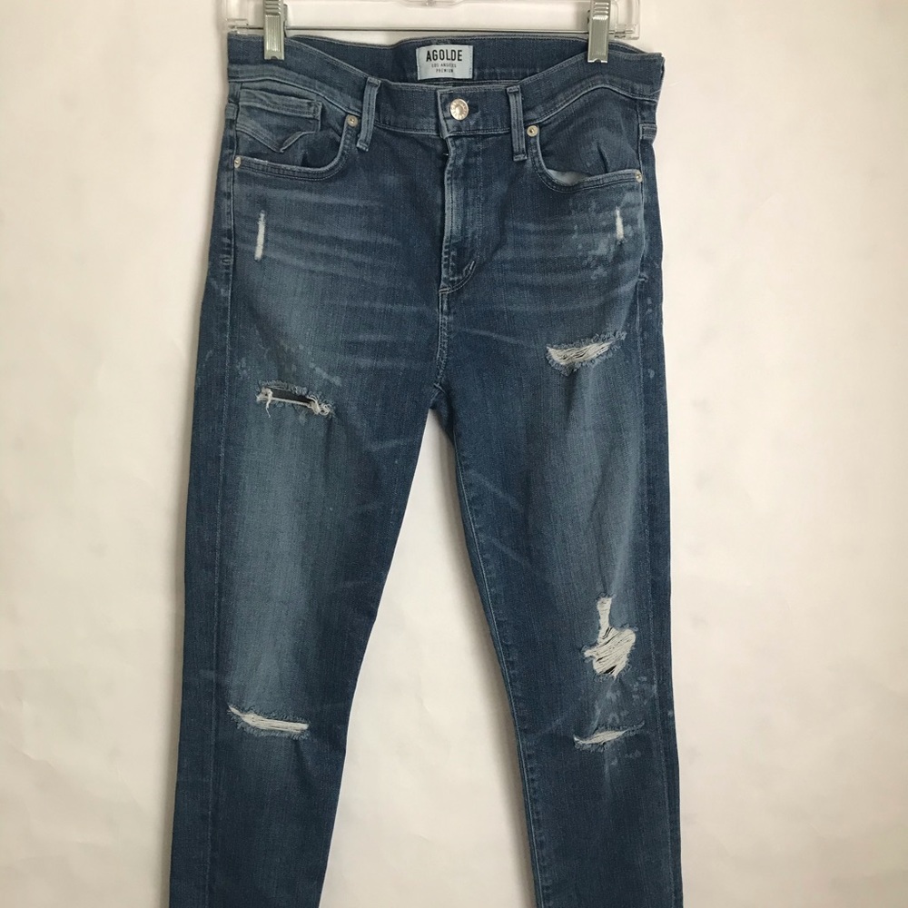 Agolde Sophie High Rise Skinny Jeans Sz 28
